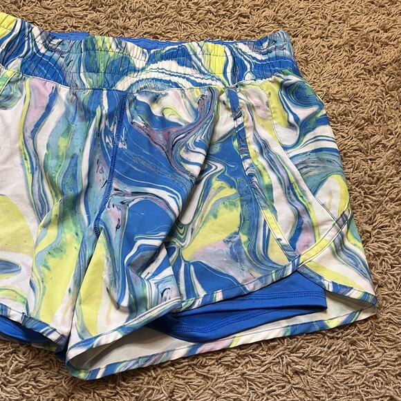 Avia Blue / Green / Yellow Athletic Shorts Size Medium (8-10) - Picture 6 of 9